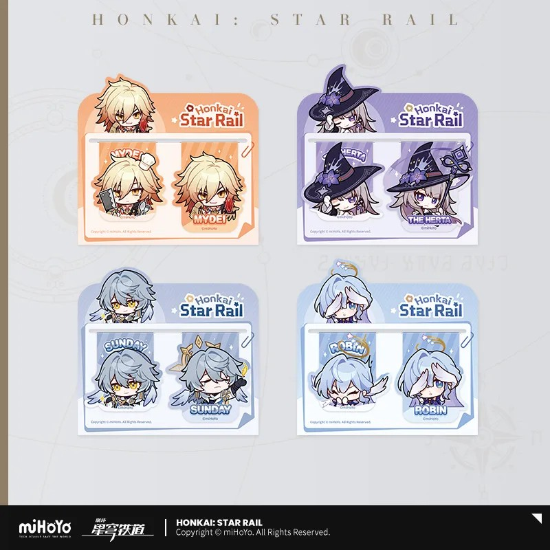 Honkai: Star Rail - Pom-Pom Gallery Soft Magnet Bookmark Set