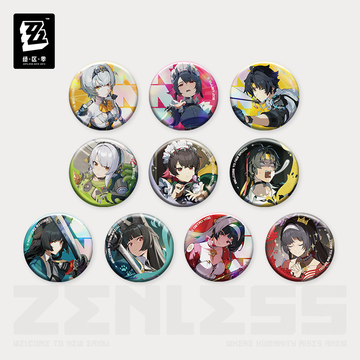 Pre-Order Zenless Zone Zero - Inter-Knot Series Tinplate Badge Blind Box Vol.1