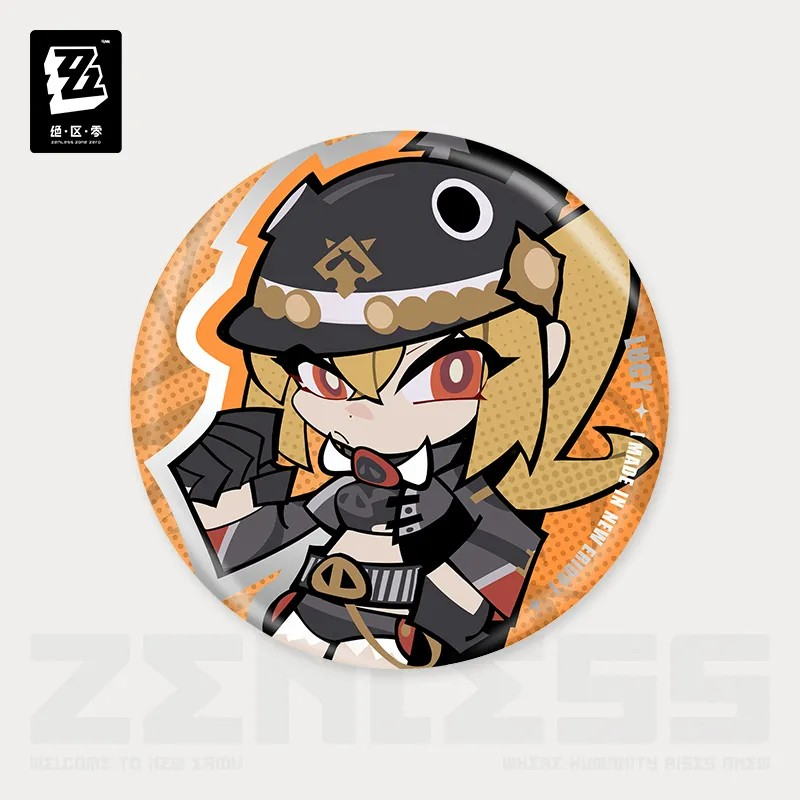 Pre-Order Zenless Zone Zero - New Eridu Series Chibi Tinplate Badge: Son of Calydon