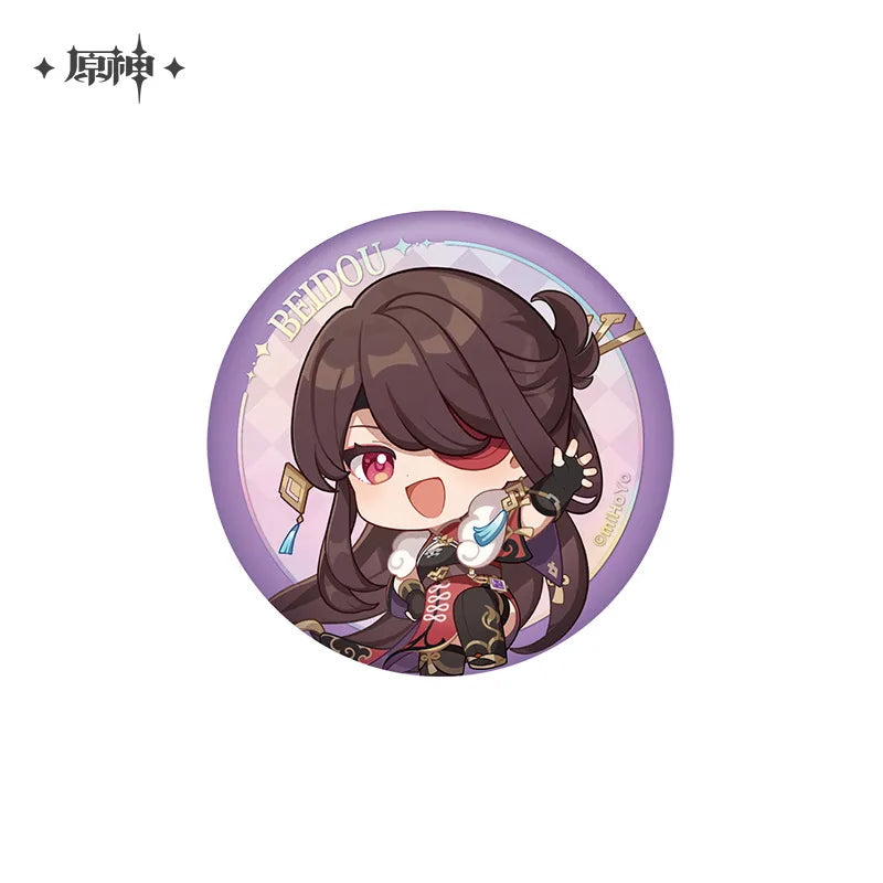 Genshin Impact - Teyvat Nature Discovery Tour Series Chibi Badge
