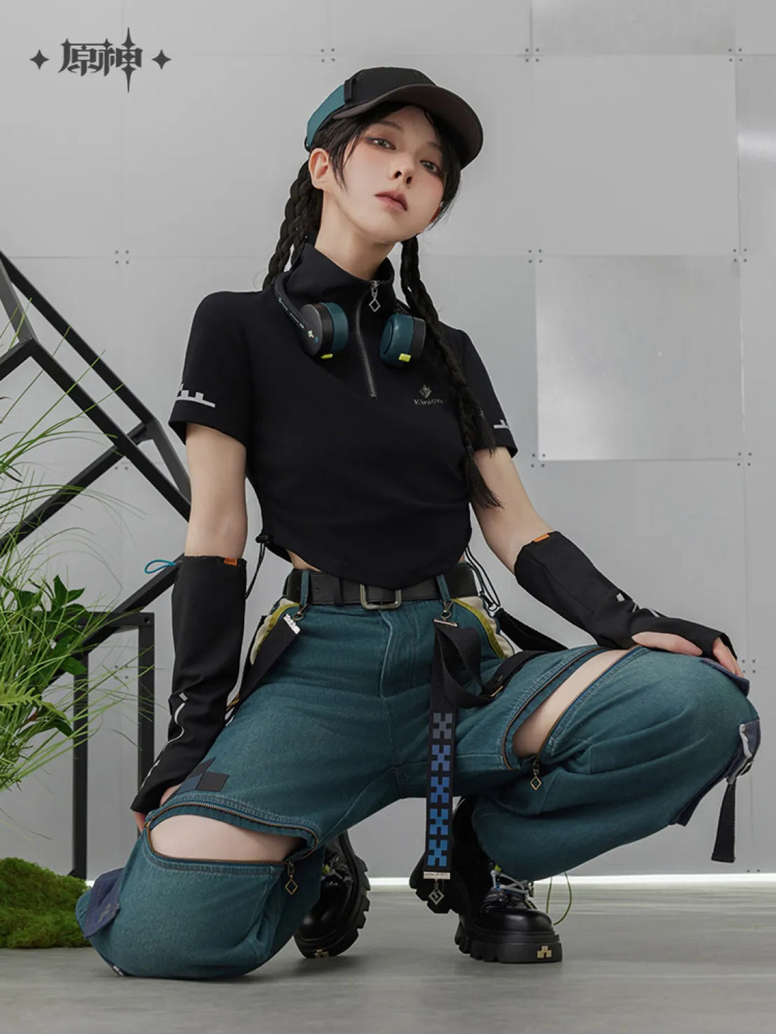 Pre-Order Genshin Impact - Kinich Theme Impression Series Half-Zipper Sleeve T-Shirt