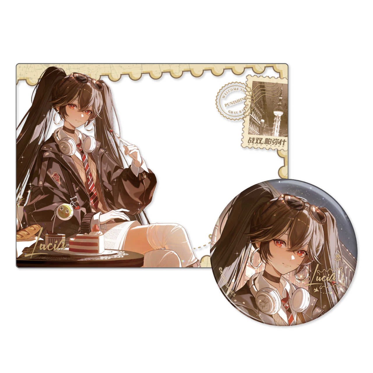 Pre-Order Punishing: Gray Raven - 6th Anniversary Echoes of Elsewhere Badge Transparent Card Set