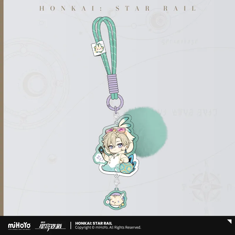 Pre-Order Honkai: Star Rail - Boys' Dormitory Series Chibi Character Acrylic Keychain