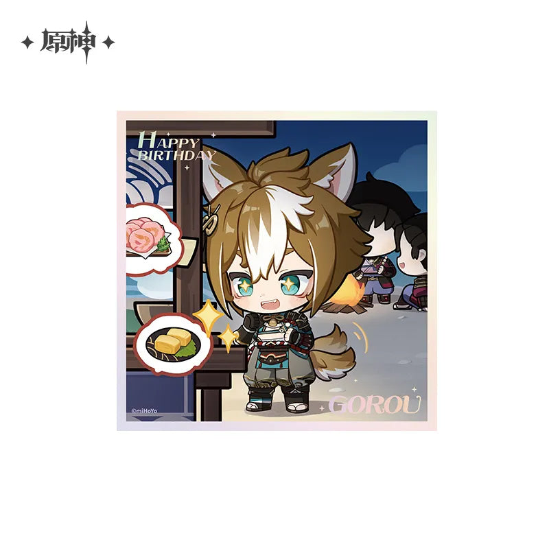 Genshin Impact - Auspicious Moments Series Mini Shikishi