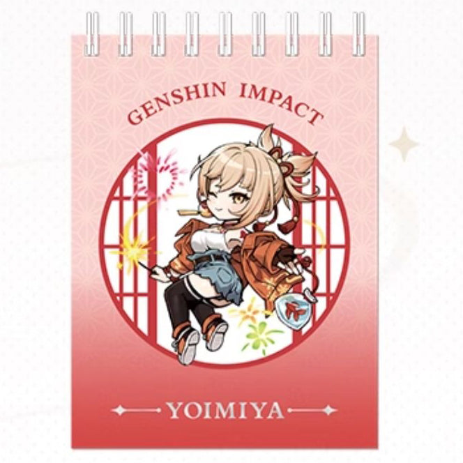 Genshin Impact - Outing Theme Series Chibi Character Coil Notebook
