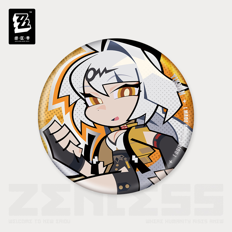 Pre-Order Zenless Zone Zero - New Eridu Series Chibi Tinplate Badge: Yunkui Summit