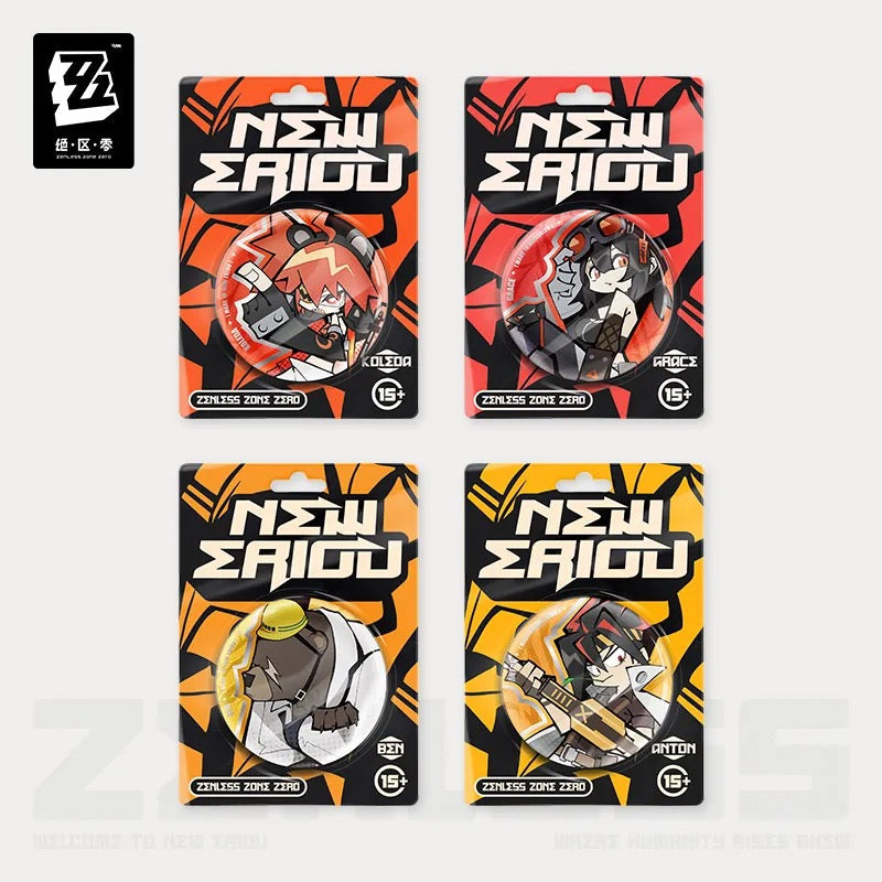 Zenless Zone Zero - New Eridu Series Chibi Badge : Belobog Heavy Industries