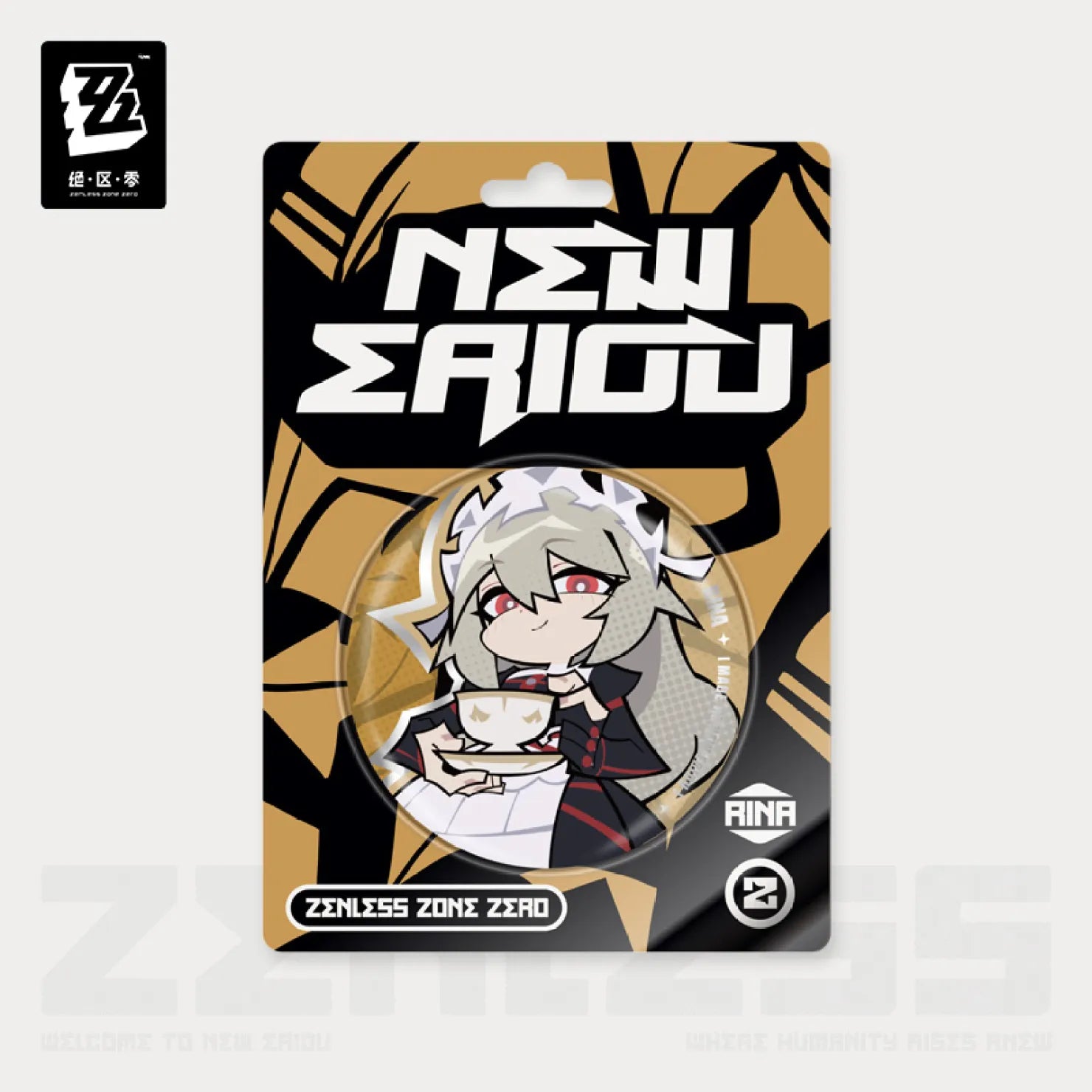 Zenless Zone Zero - New Eridu Series Chibi Badge: Victoria Housekeeping Co.
