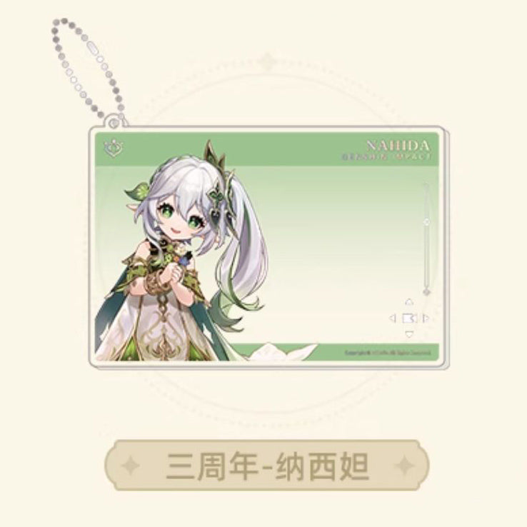 Genshin Impact Anniversary Celebration Series Acrylic Group Photo Card