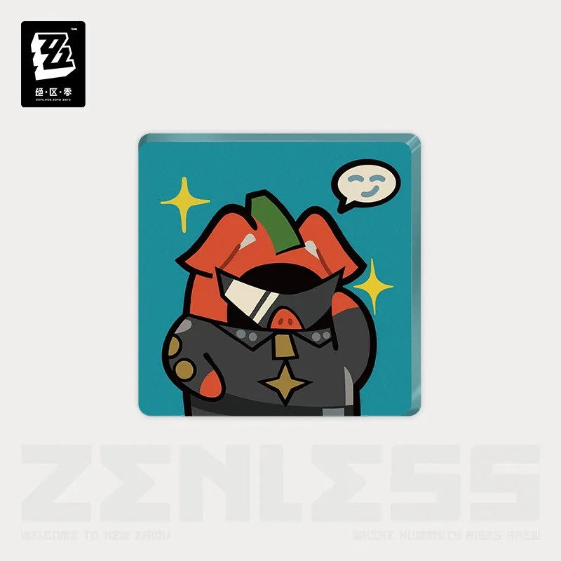 Zenless Zone Zero - En Nah, Enn Ennen! Series Bangboo Acrylic Fridge Magnet