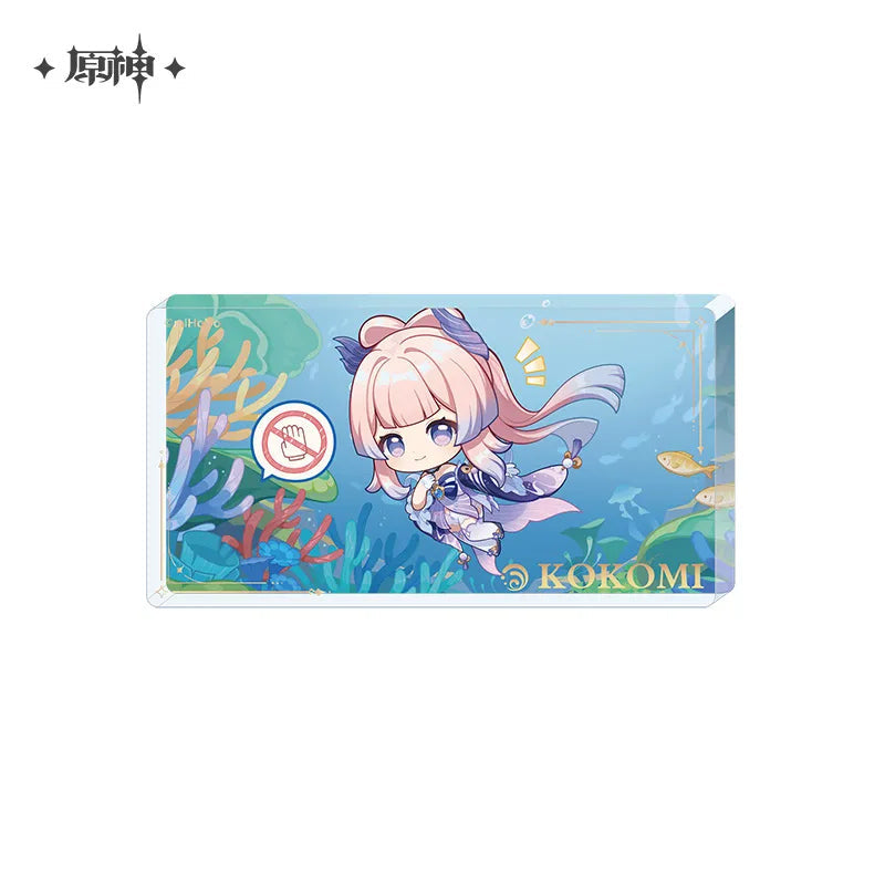 Genshin Impact - Teyvat Nature Discovery Tour Series Chibi Acrylic Block