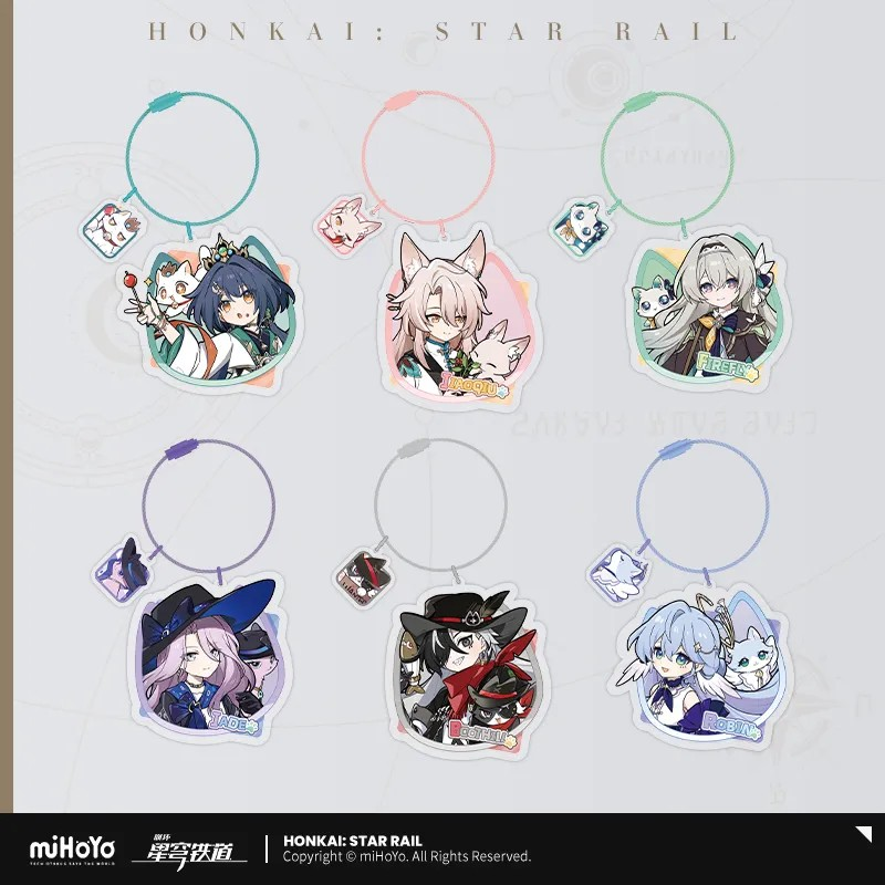 Honkai: Star Rail - Little Cat Series Acrylic Keychain