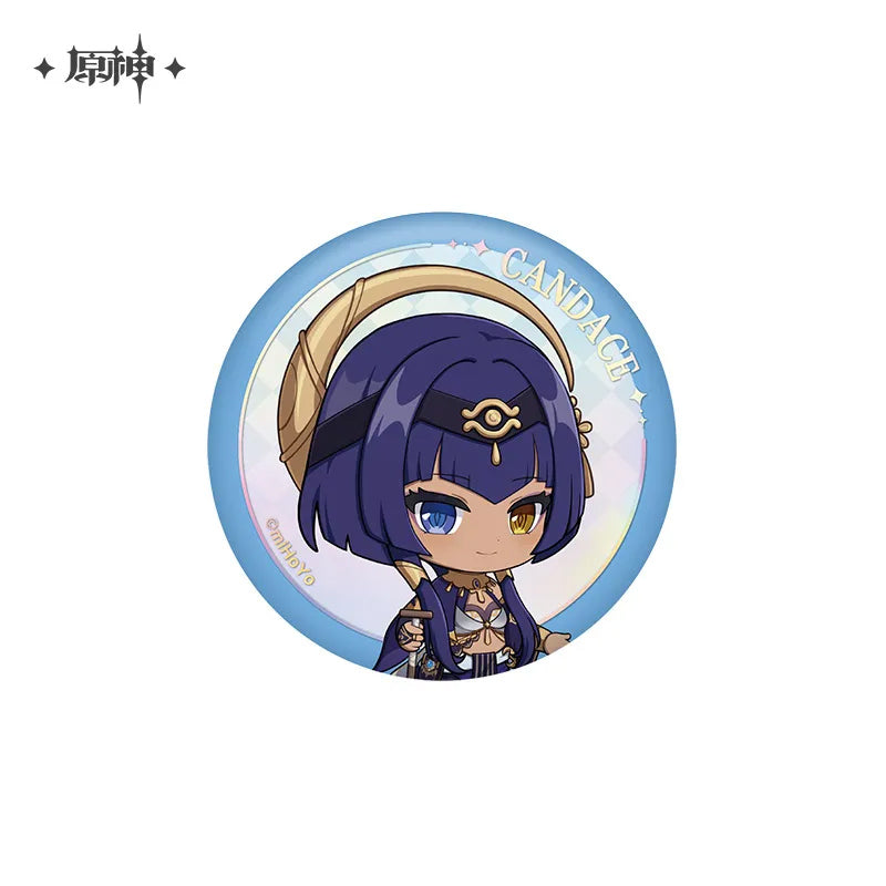 Genshin Impact - Teyvat Nature Discovery Tour Series Chibi Badge