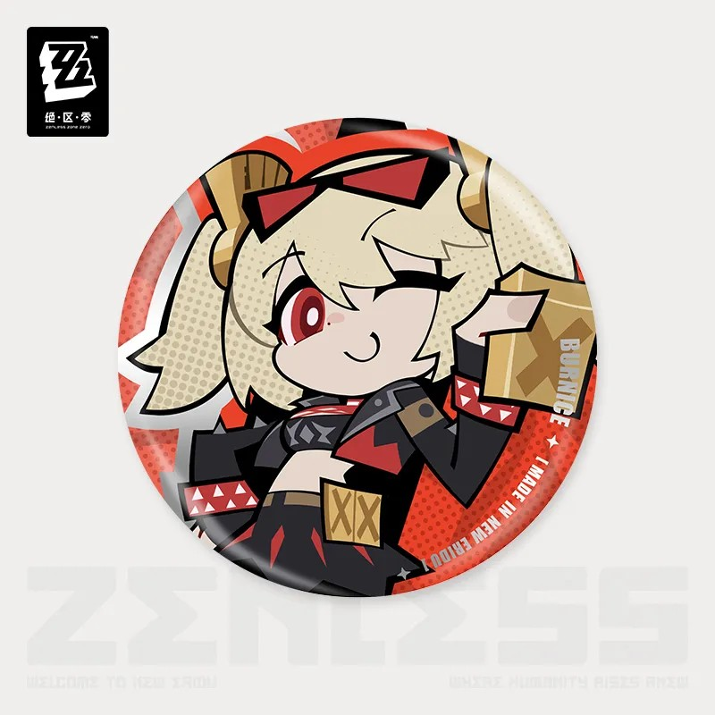 Pre-Order Zenless Zone Zero - New Eridu Series Chibi Tinplate Badge: Son of Calydon