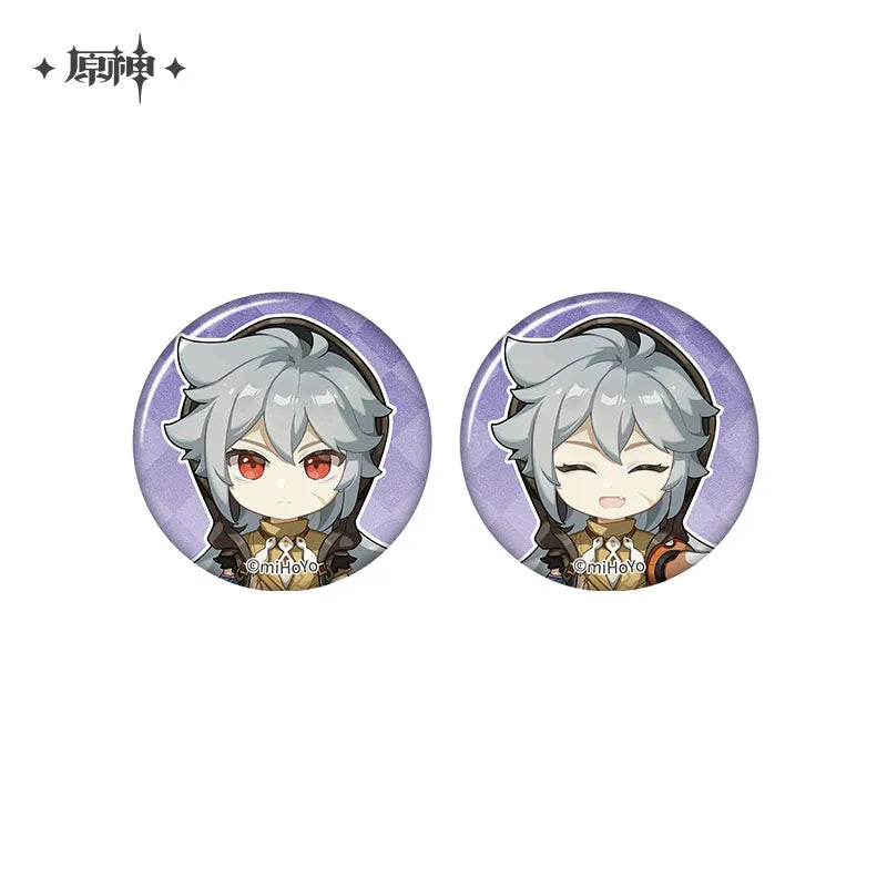 Genshin Impact - The Snapshot of a Jade-Covered Screen Series Mini Badges Set