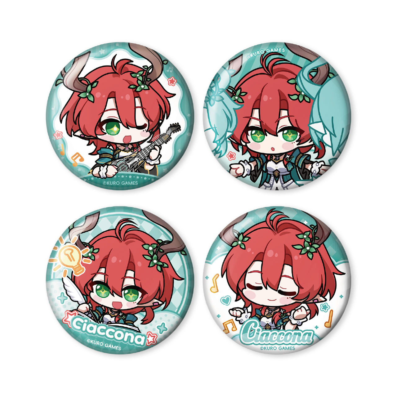 Pre-Order Wuthering Waves - Sticker Series Mini Badge Set