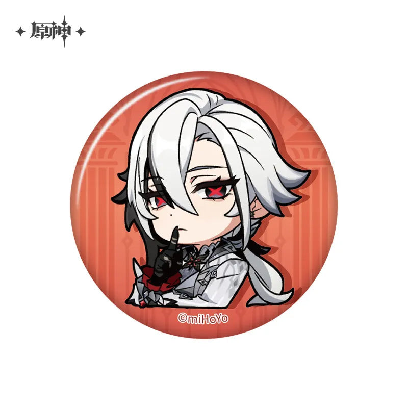 Genshin Impact - Chibi Fatui Character Badge