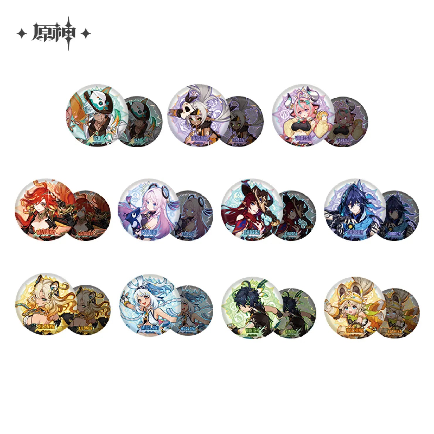 Genshin Impact - Natlan Character Badge