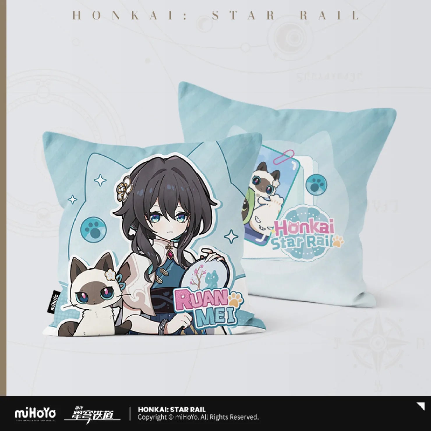 Honkai: Star Rail - Little Cat Series Square Pillow