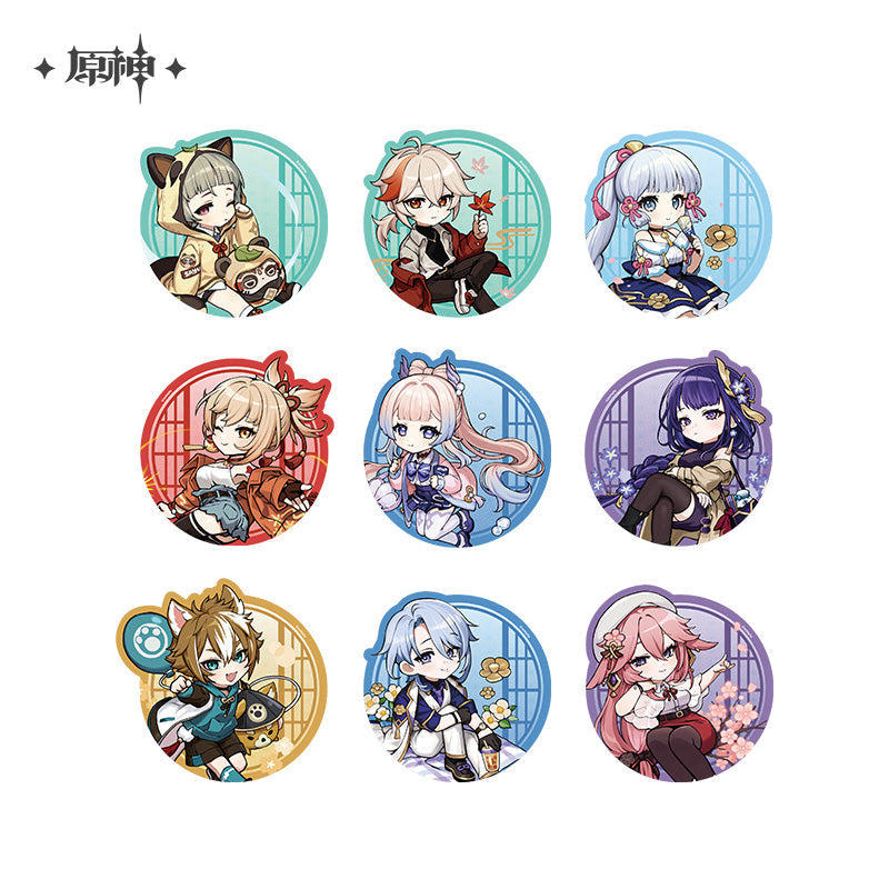 Genshin Impact - Outing Theme Series Chibi Characte Mouse Pad