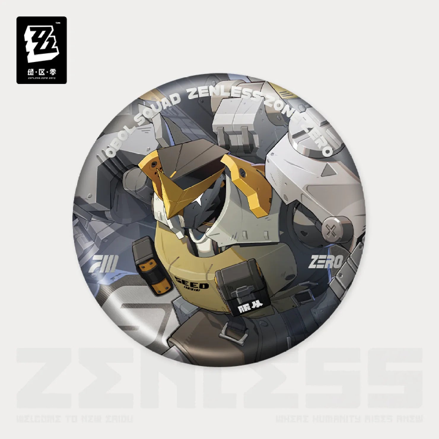 Zenless Zone Zero - Standing Design Series Tinplate Badge: Obol Squad