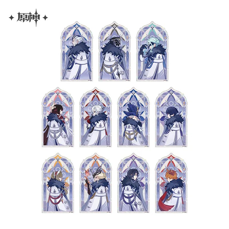 Genshin Impact ¨C Frost and Flame Series Translucent Acrylic Standee Blind Box