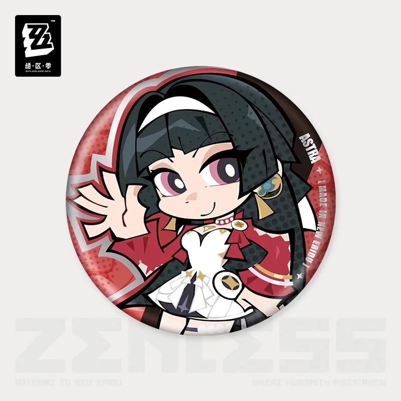 Zenless Zone Zero - New Eridu Series Chibi Tinplate Badge: Stars of Lyra
