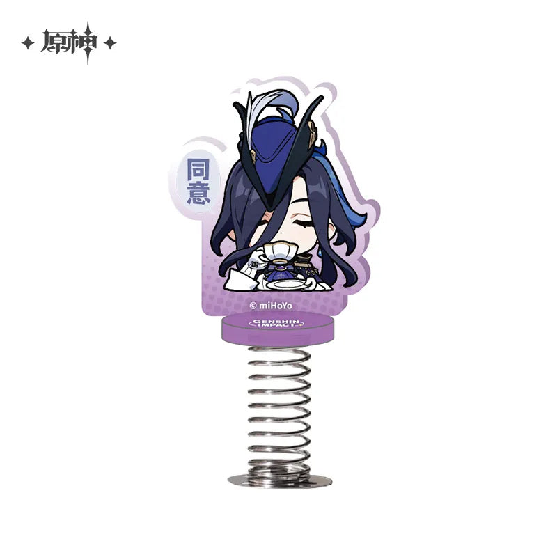 Genshin Impact Fontaine Character Chibi Spring Standee