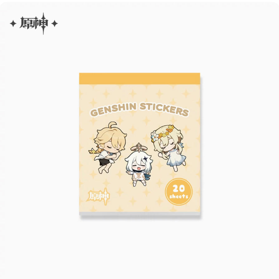 Genshin Impact Chibi Sticker Book - Paimon¡¯s Paintings