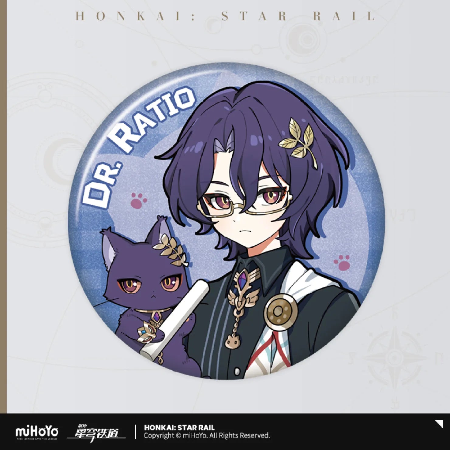 Honkai: Star Rail - Little Cat Series Tinplate Badge