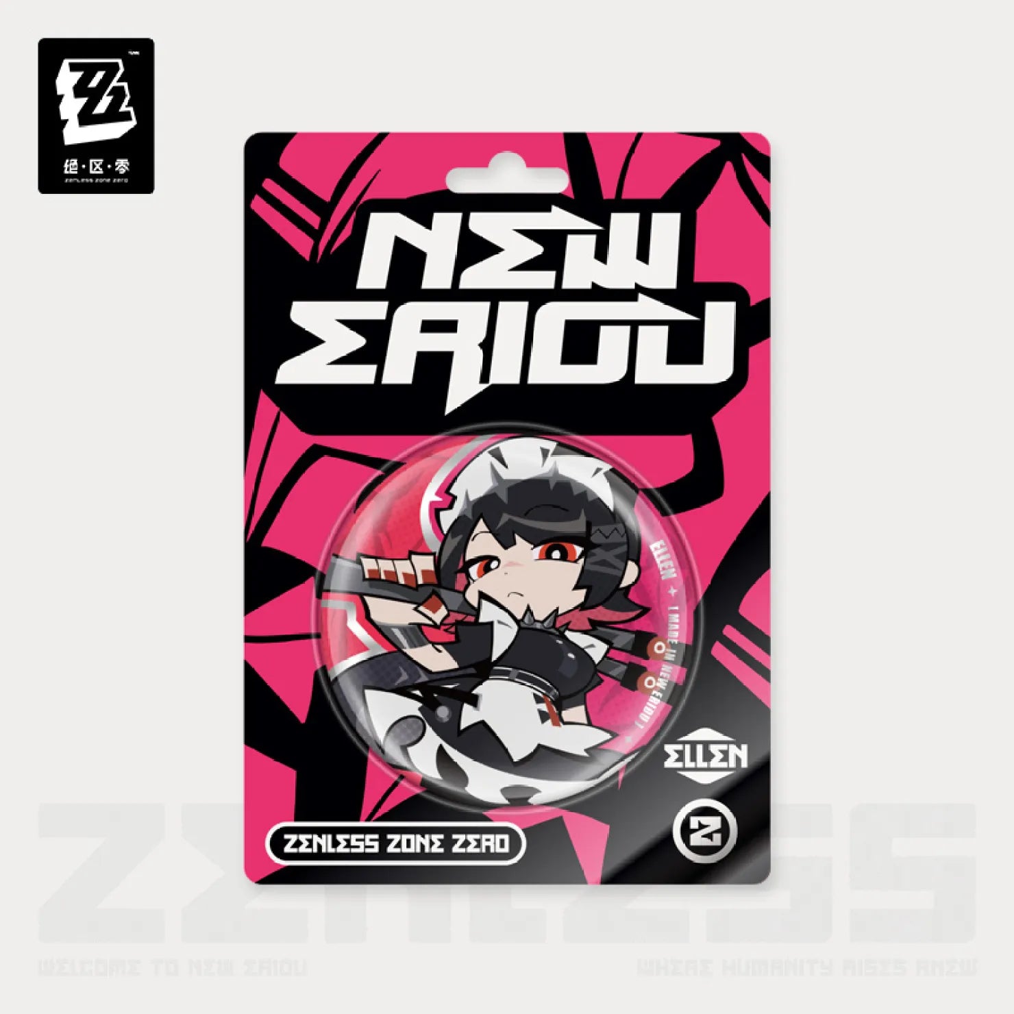 Zenless Zone Zero - New Eridu Series Chibi Badge: Victoria Housekeeping Co.