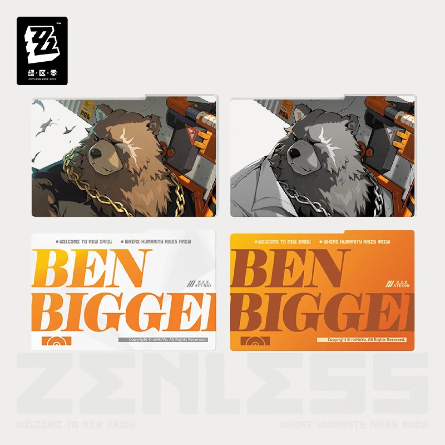 Pre-Order Zenless Zone Zero - Mindscape Cinema Layered Acrylic Block : Belobog Heavy Industries