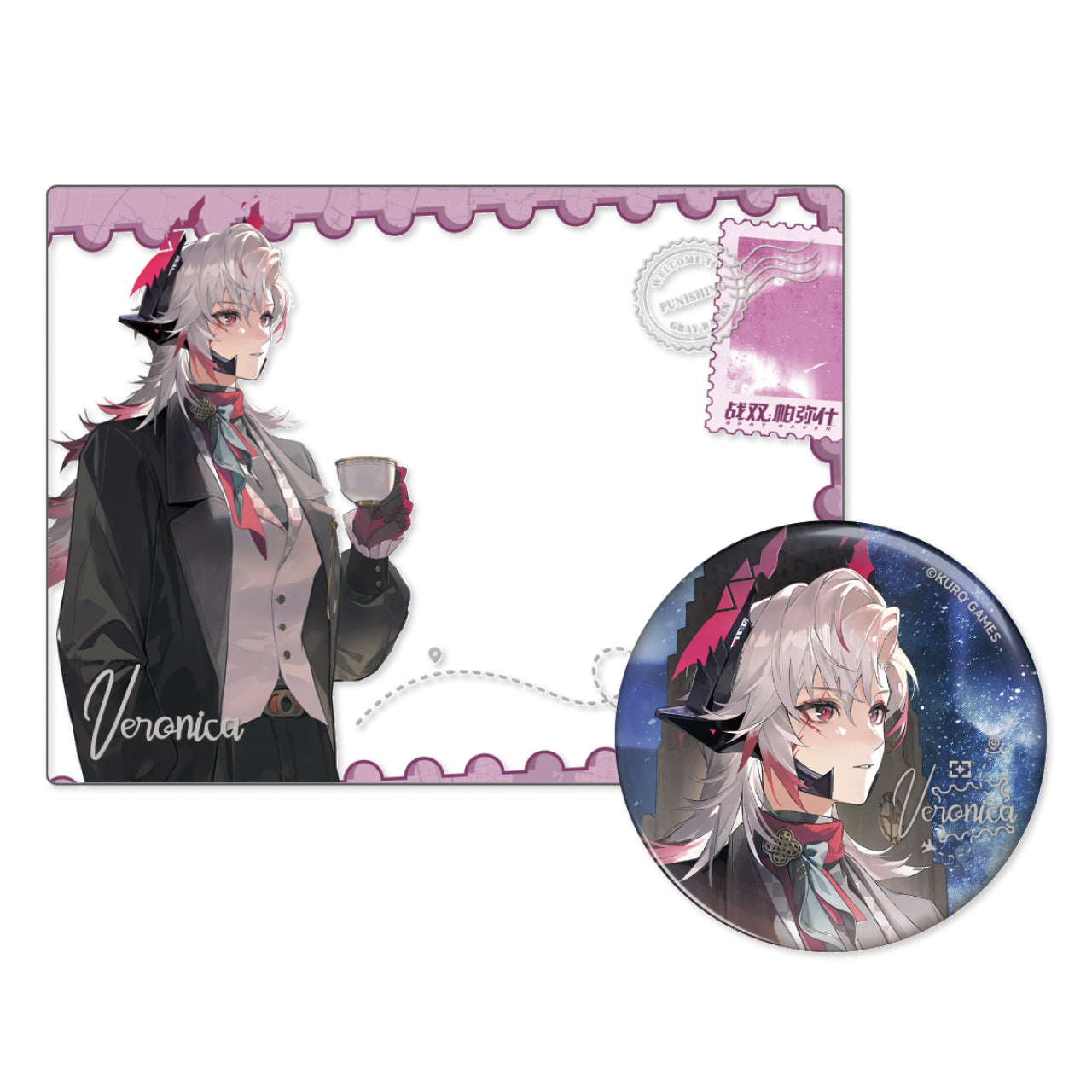 Pre-Order Punishing: Gray Raven - 6th Anniversary Echoes of Elsewhere Badge Transparent Card Set
