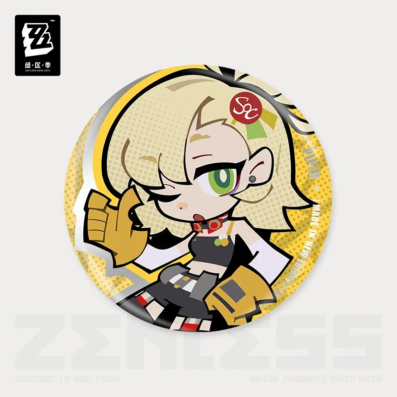 Pre-Order Zenless Zone Zero - New Eridu Series Chibi Tinplate Badge: Son of Calydon