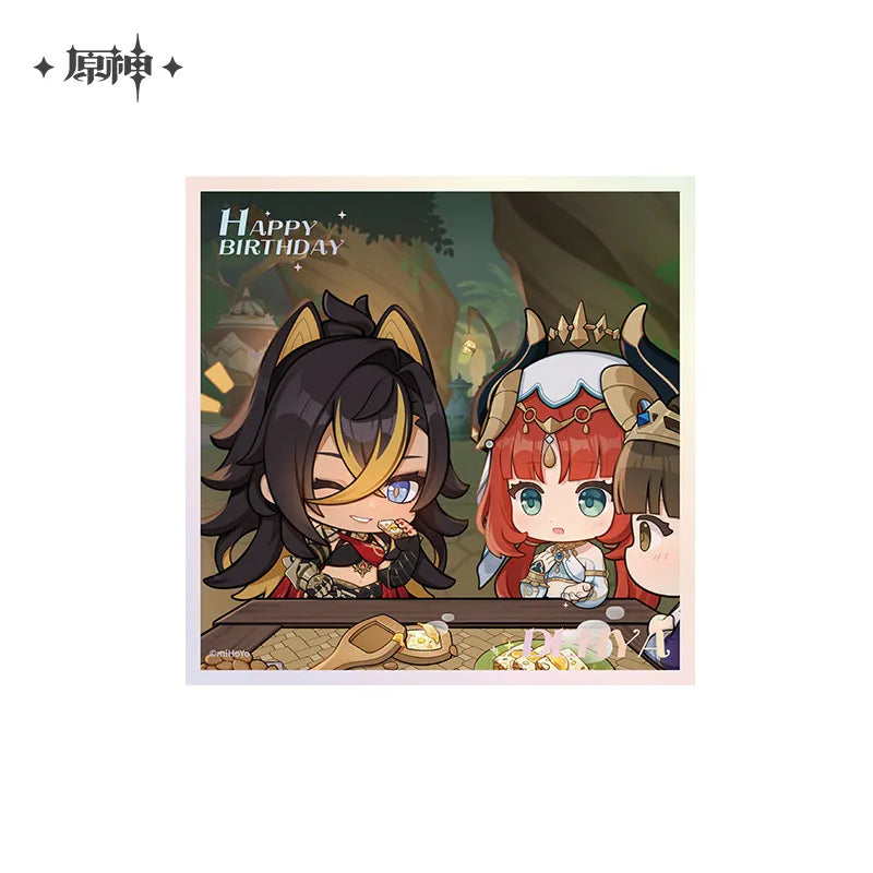 Genshin Impact - Auspicious Moments Series Mini Shikishi