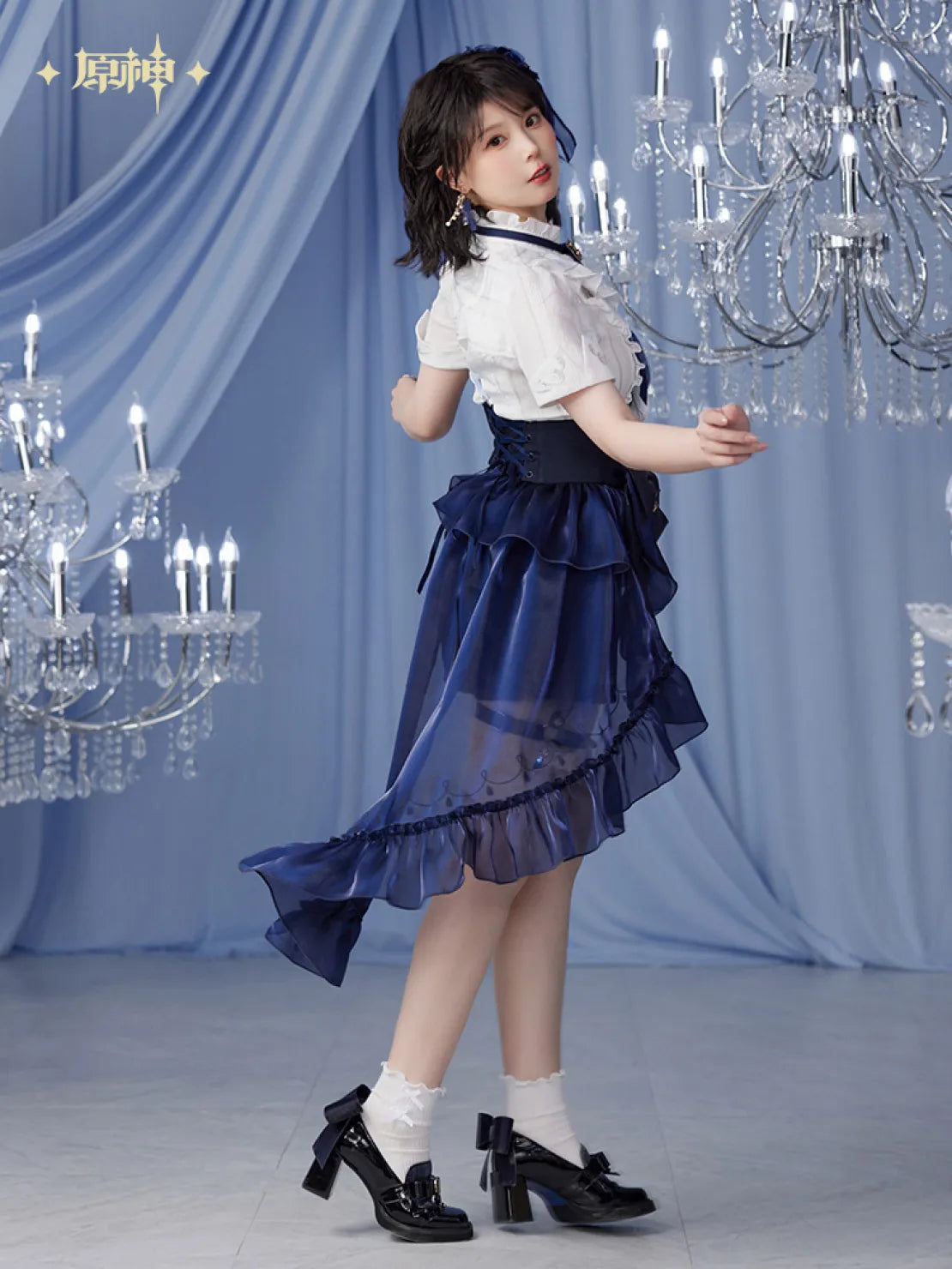 Pre-Order Genshin Impact - Furina Impression Serie High-Waisted Shorts / Tailing Corset