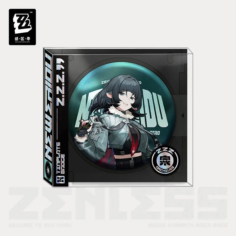 Zenless Zone Zero - Standing Design Series Tinplate Badge : Unknown Faction