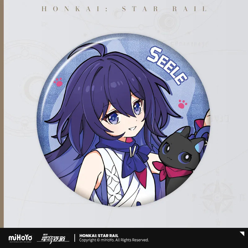 Honkai: Star Rail - Little Cat Series Tinplate Badge