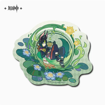 Genshin Impact - Windblume's Breath Theme Die-Cut Mouse Pad