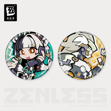 Pre-Order Zenless Zone Zero - New Eridu Series Chibi Badge: Krampus Compliance Authority