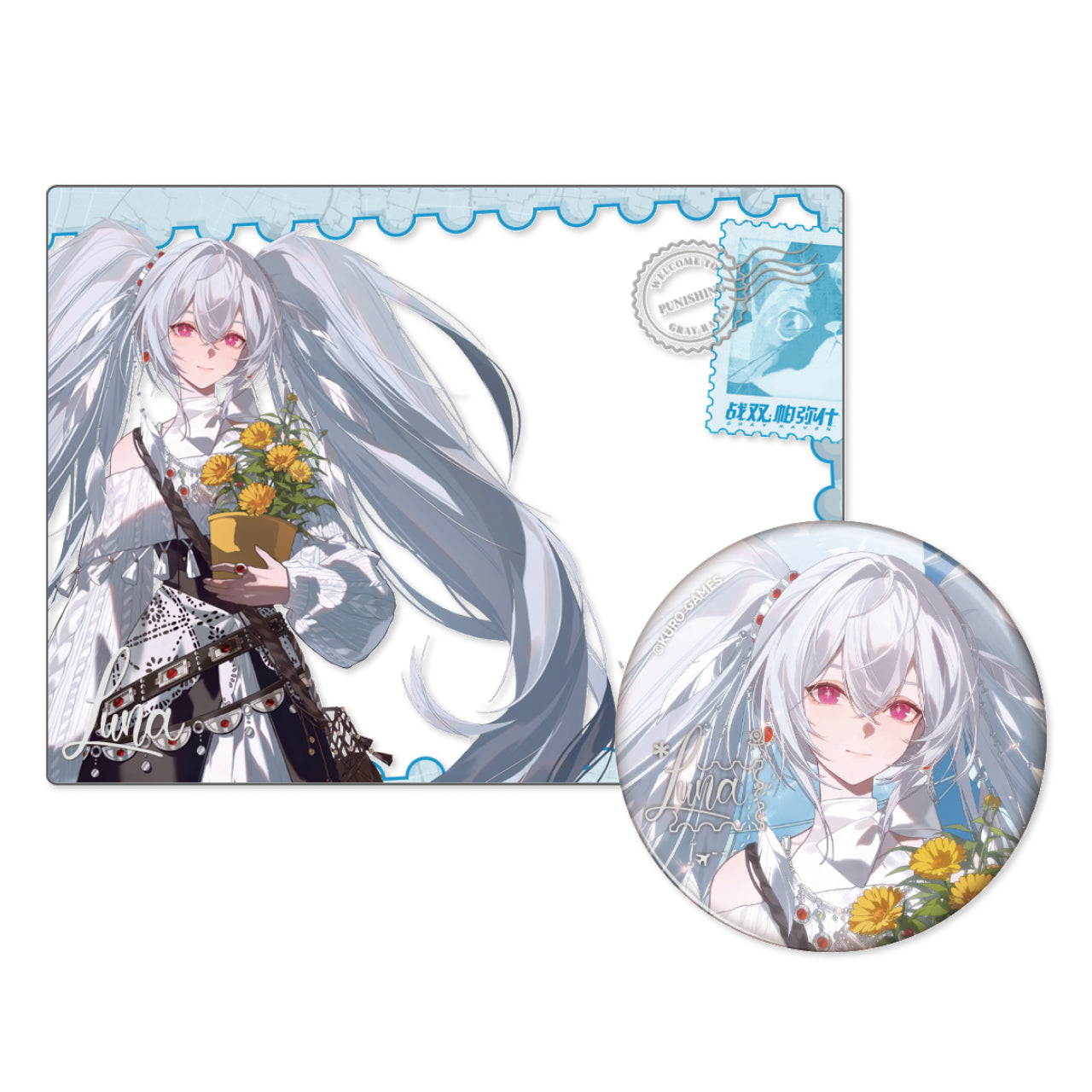 Pre-Order Punishing: Gray Raven - 6th Anniversary Echoes of Elsewhere Badge Transparent Card Set