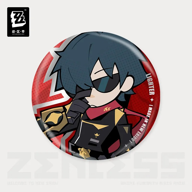 Pre-Order Zenless Zone Zero - New Eridu Series Chibi Tinplate Badge: Son of Calydon