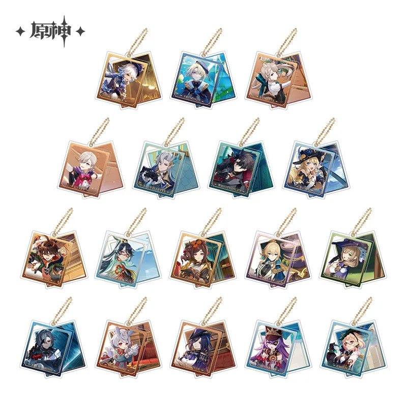 Genshin Impact Theme Double Piece Acrylic Keychain