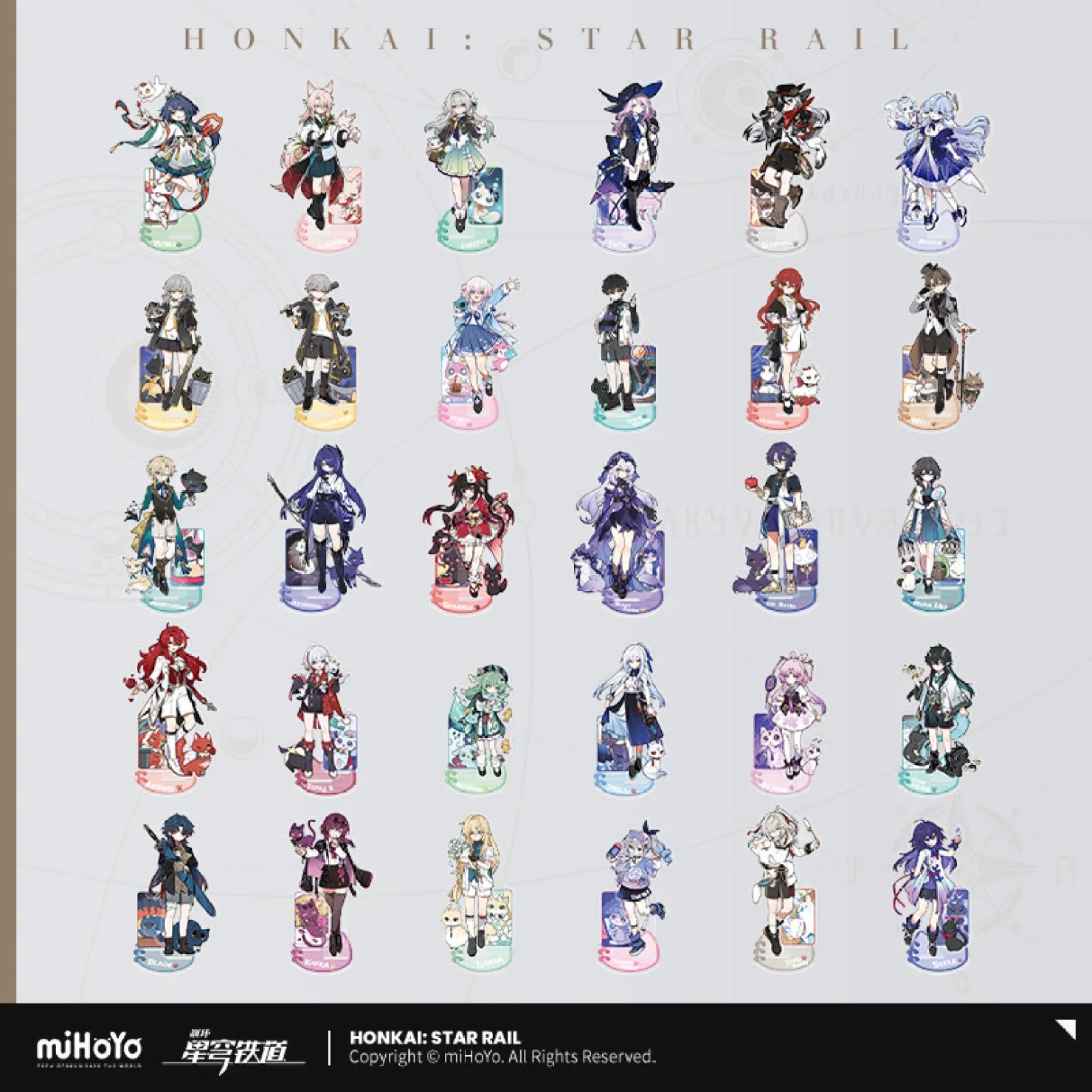 Honkai: Star Rail - Little Cat Series Acrylic Standee