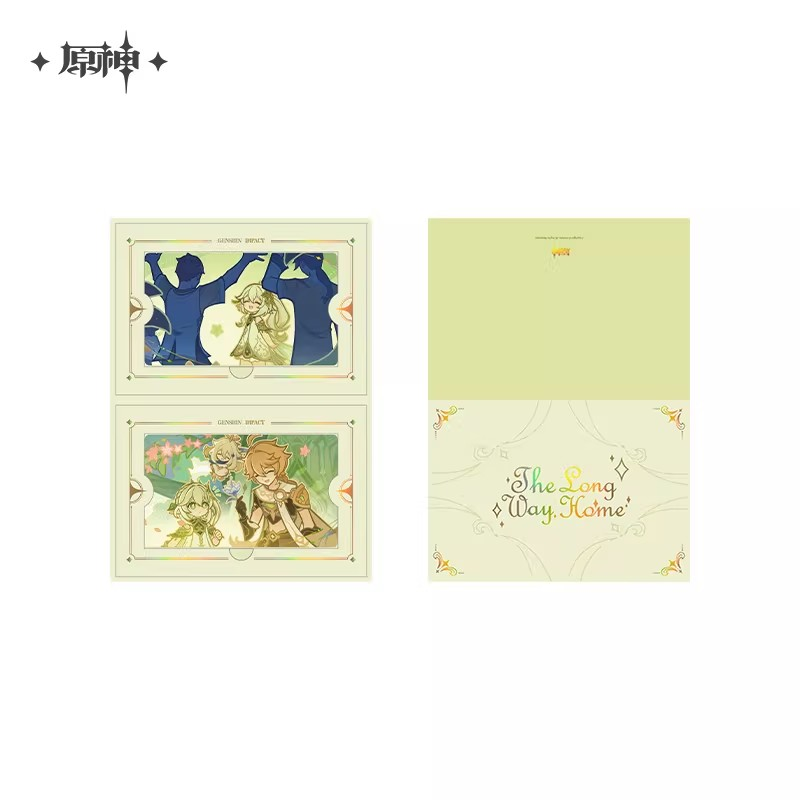 Pre-Order Genshin Impact - The Long Way Home Snapshot Series Badge & Collectable Card Set