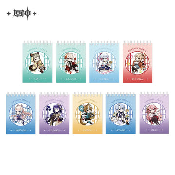 Genshin Impact - Outing Theme Series Chibi Character Coil Notebook