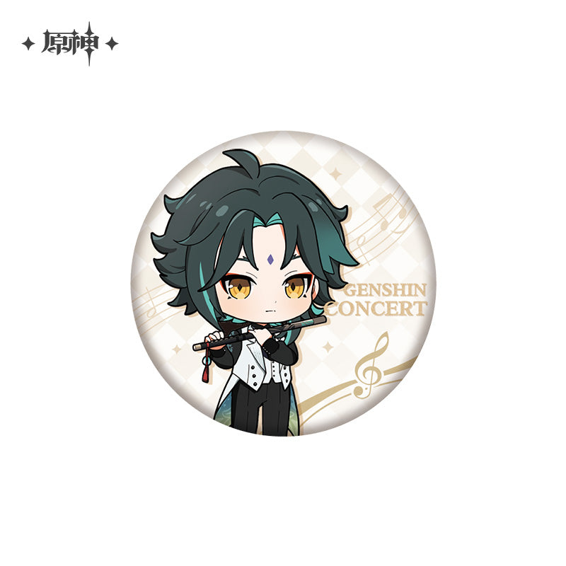 Genshin Concert 2023 Melodies of an Endless Journey Chibi Badges