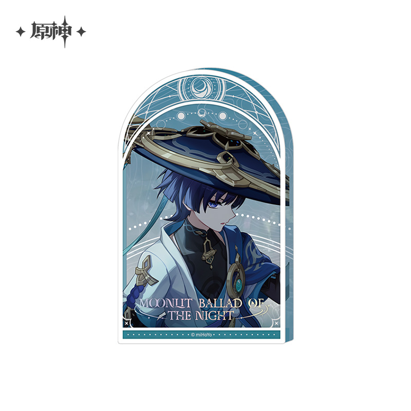 Pre-Order Genshin Impact -  Moonlit Ballad of the Night Series Thick Acrylic Blocks