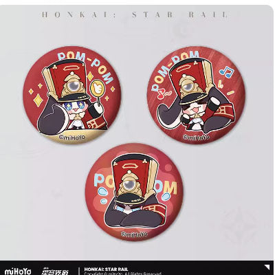 Honkai: Star Rail - Pom-Pom Gallery Pom-Pom Badge Set (Set of 3)