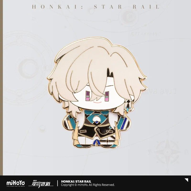 Pre-Order Honkai: Star Rail - Chibi Plushie Series Metal Badge